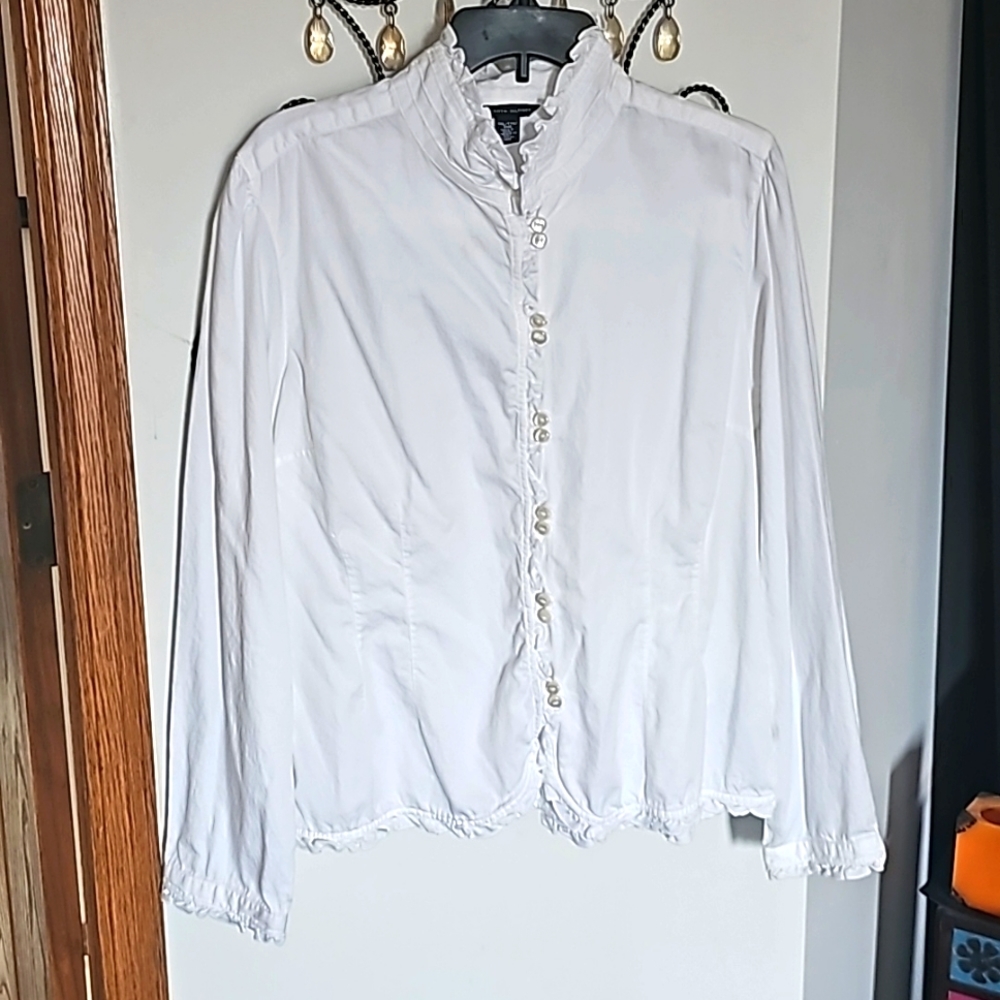 Tommy Hilfiger White Dress Shirt (XXL)